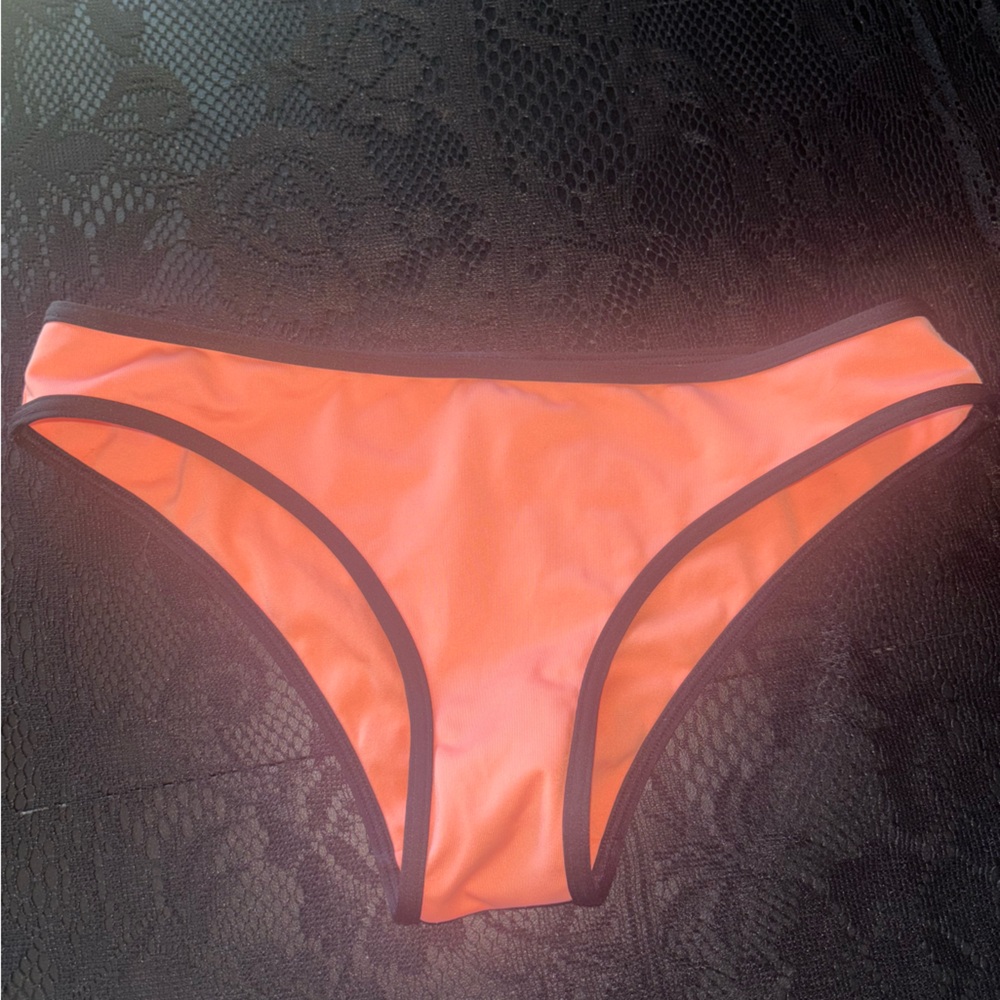 Coral Pink Bikini Bottom